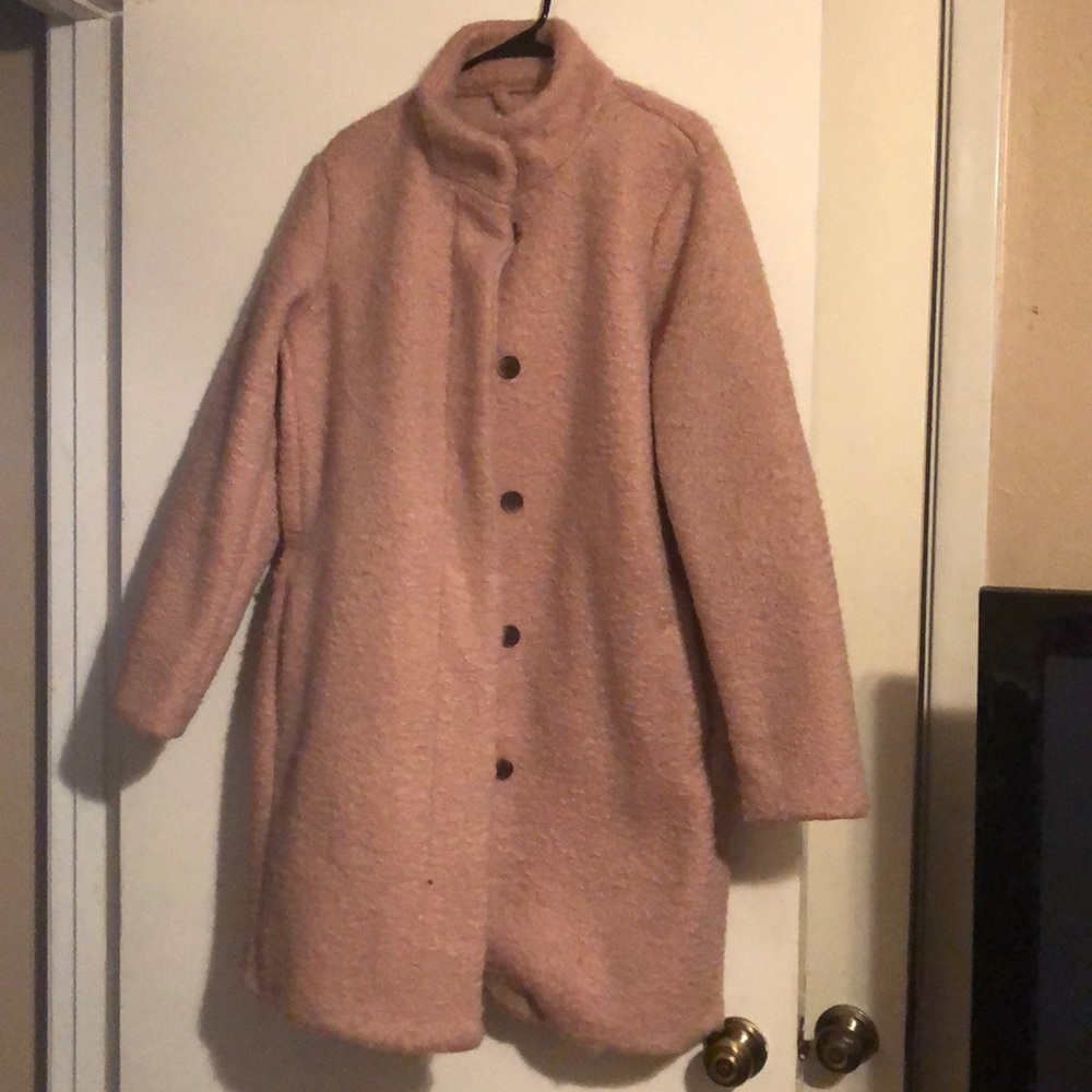 Old navy pink Teddy Coat